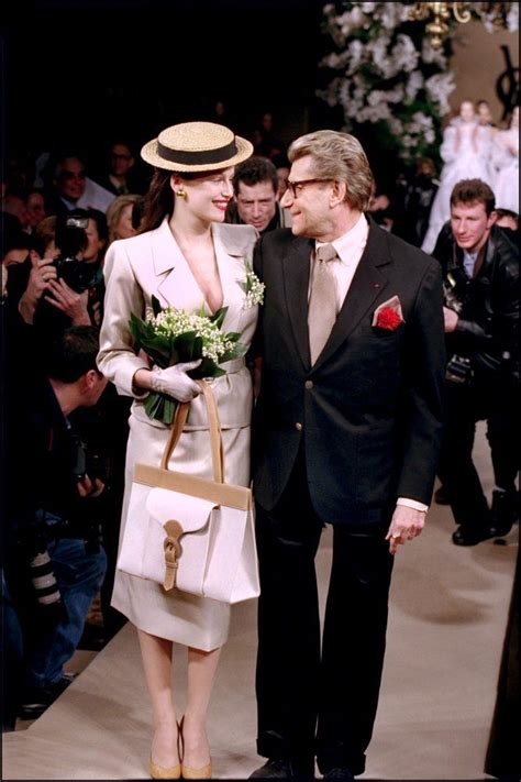 yves saint laurent et laetitia casta